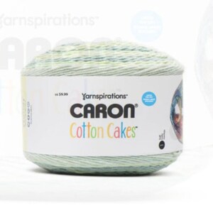 Lot of 2 CARON COTTON CAKES in GARDEN OASIS 3.5oz 211yards each