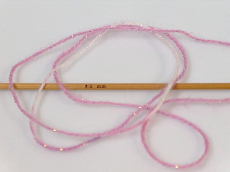 601 yards and Lilac Shades Turkish Yarn Angora Color Glitz Turquoise,Pink