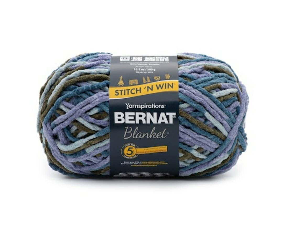 Bernat stitch n win blanket yarn hot sale