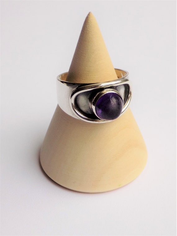 Erik Granit, Finland, Amethyst Stone Sterling Silv