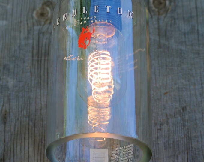 Pendleton Whiskey Pendant Light Shade / Glass Pendant Light Cover