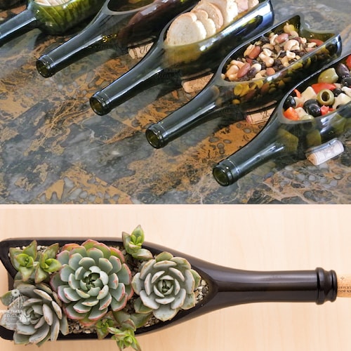 Wine Bottle Decor for Wine Tasting Party / Wholesale Cut Wine Etsy
