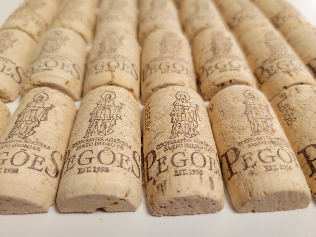 500 Pre Cut Wine Corks From Portugal / Cork Halves for Crafts / Bulk