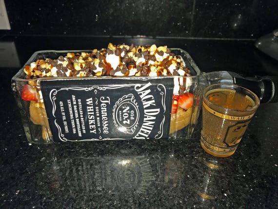 jack daniels whiskey gifts bottle planter or vase jack etsy
