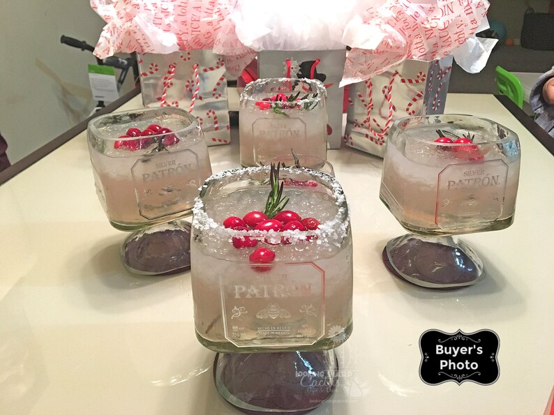 1 Patron Margarita Glass / Margarita Bar / Patron Bottle Etsy