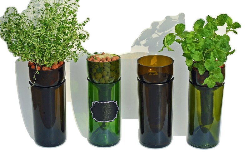 Self Watering Planter Indoor Kitchen Herb Garden Kit In A Self Watering Planter Indoor Kitchen Herb Garden Kit In A Image