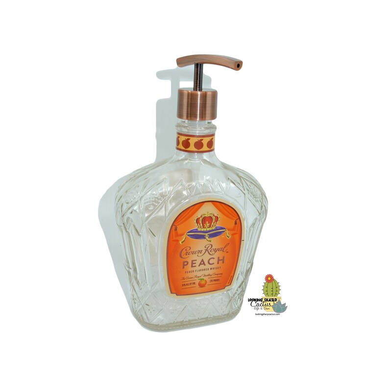 Crown Royal Soap Dispenser / Liquor Bottle Soap Dispenser Pump Etsy