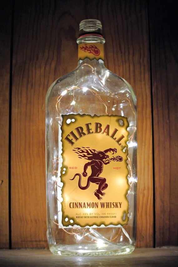 Fireball logo bottle