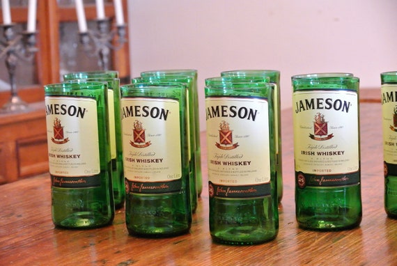 10 Jameson Vases Flower Vase Whiskey Gifts Liquor Bottle Etsy