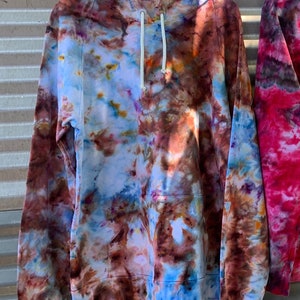 Hand dyed hoodie. Pullover. Unisex.