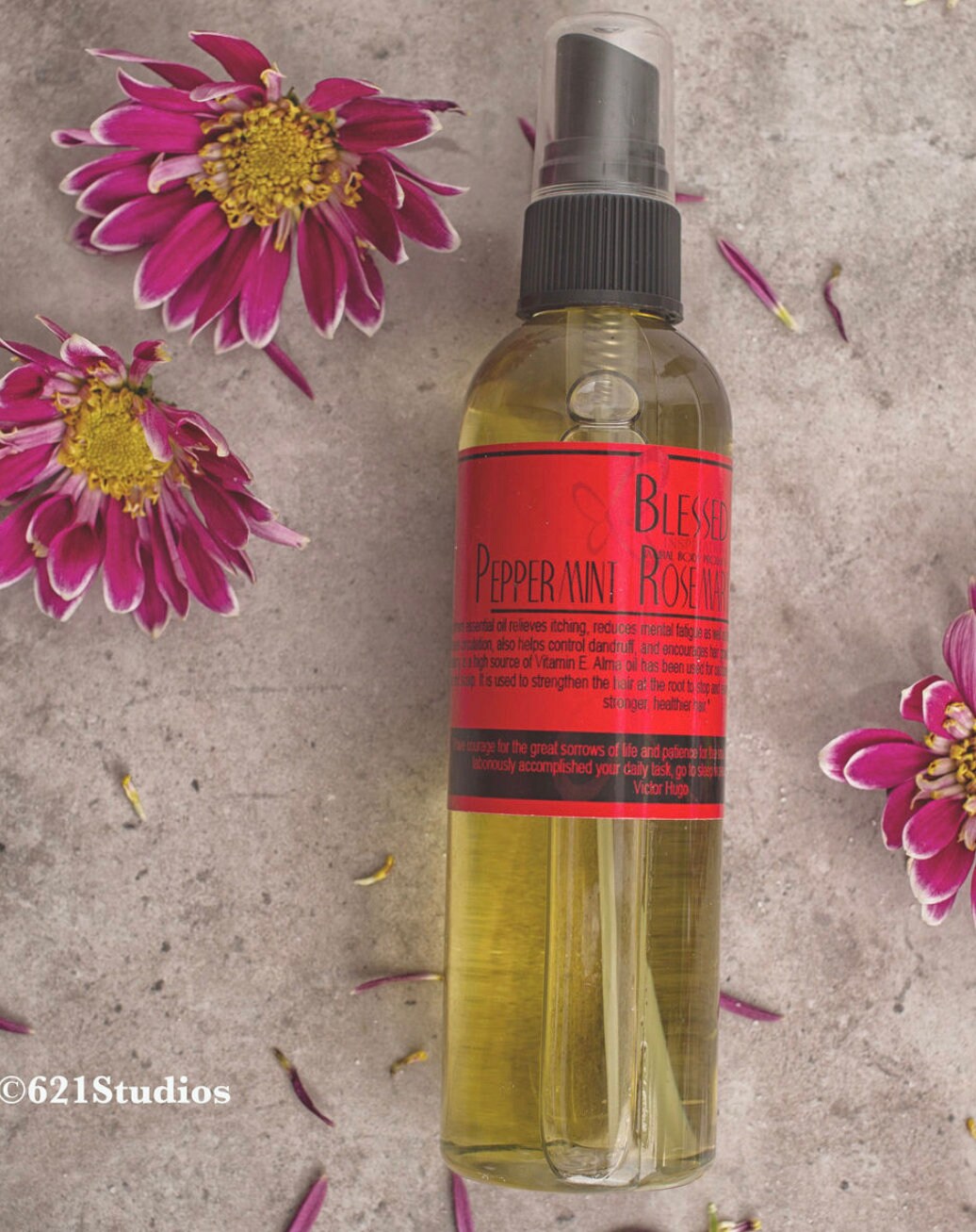 Peppermint Rosemary Natural Oil Etsy