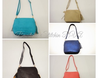Camille ConcealsCindy Ambidextrous Draw Spacious Genuine Leather Concealed Carry Purse