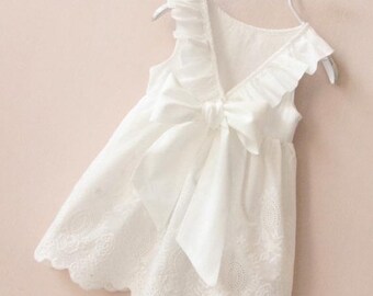 baby white summer dress
