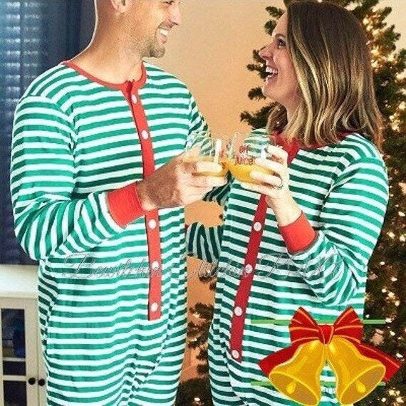 Personalized Unisex Adult Drop Seat Christmas Pajamas, Butt Flap Pajamas, Union Suit Pajamas, Overstock Sale