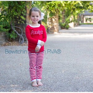 Personalized Girls Christmas Pajamas, Kids Christmas Pajamas, Child Christmas Pajamas, Boys Christmas Pajamas, CLEARANCE