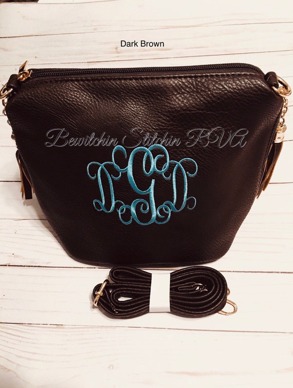Personalized Concealed Carry Crossbody Purse, Side Entry Crossbody Purse, Concealed Carry Bag, Monogrammed Concealed Access Purse