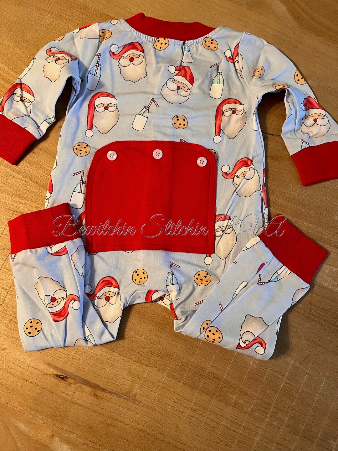 Cookies and Milk for Santa Christmas Child One Piece Jammies, Kids
