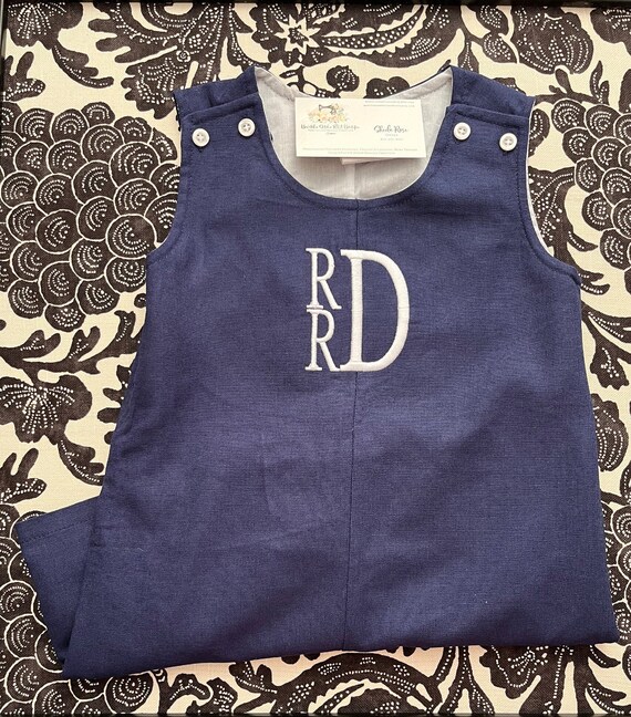 Personalized Light Blue Jon Jon, Fully Lined Jon Jon, Light Blue Jon Jon, Monogrammed Jon Jon, Shortall