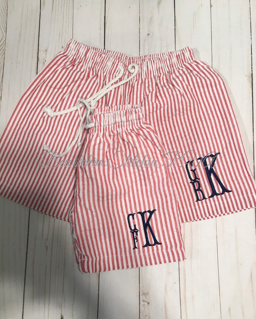 Boys Seersucker Swim Trunks, Swimsuit, Seersucker, Baby, Toddler, Boys ...