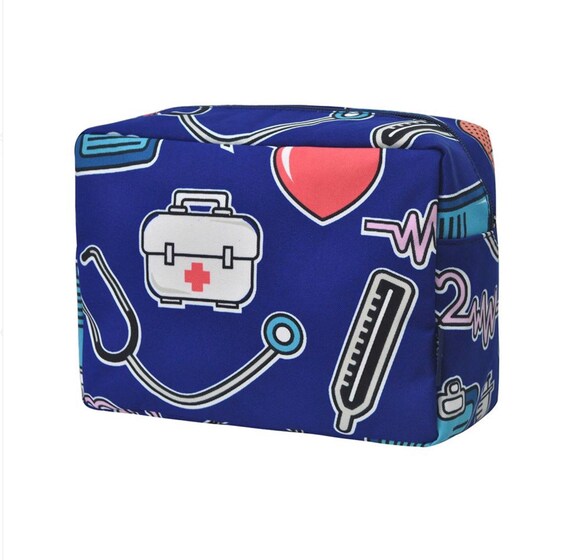 Personalized Nurse Toiletry Bag, Nurse Toiletry Bag, Nurse Life Cosmetic Case