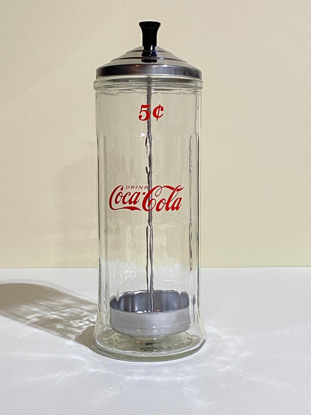 Rare Vintage Antique Retro Cocacola Straw Dispenser Etsy