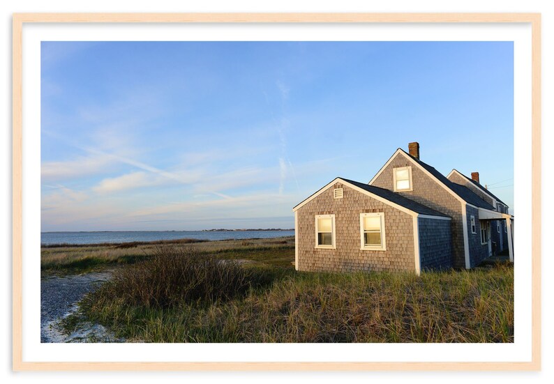 Framed The Crooked House | Mr.Rogers | Madaket, Nantucket | Wall Art Photography | Beach Cottage | Coastal Home Decor | Serena & Lily