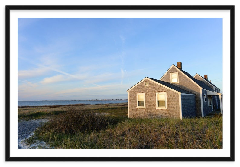 Framed The Crooked House | Mr.Rogers | Madaket, Nantucket | Wall Art Photography | Beach Cottage | Coastal Home Decor | Serena & Lily