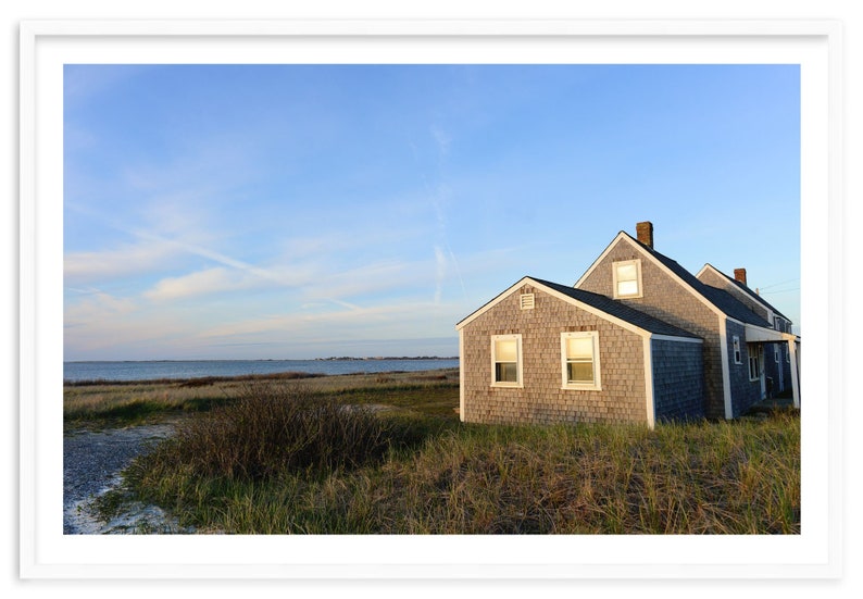 Framed The Crooked House | Mr.Rogers | Madaket, Nantucket | Wall Art Photography | Beach Cottage | Coastal Home Decor | Serena & Lily