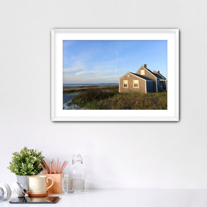 Framed The Crooked House | Mr.Rogers | Madaket, Nantucket | Wall Art Photography | Beach Cottage | Coastal Home Decor | Serena & Lily