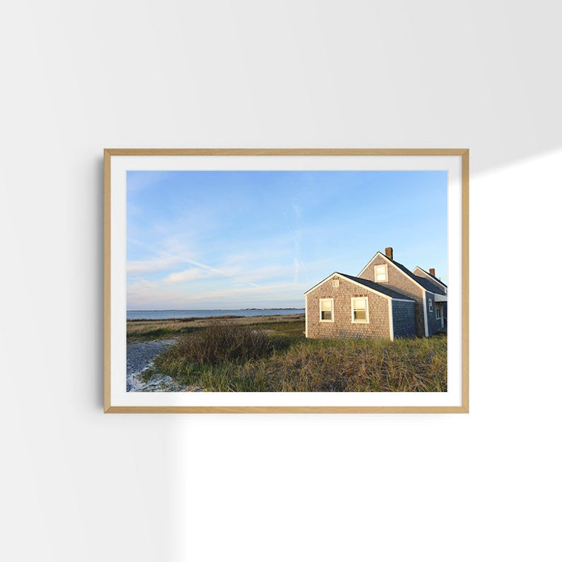 Framed The Crooked House | Mr.Rogers | Madaket, Nantucket | Wall Art Photography | Beach Cottage | Coastal Home Decor | Serena & Lily