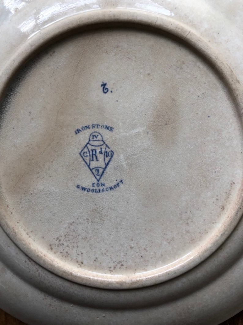 1850/'s antique transferware plate