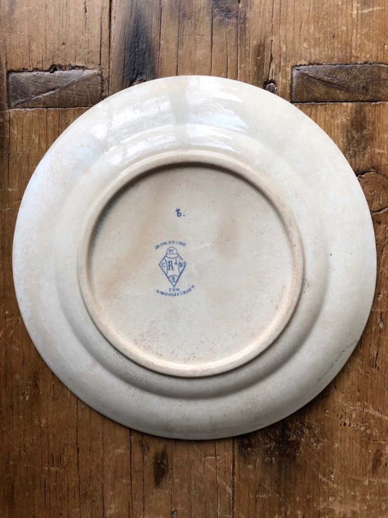 1850/'s antique transferware plate