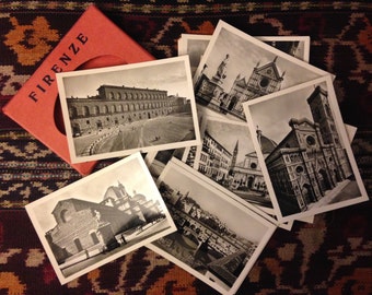 Pack of vintage souvenir Florence photos