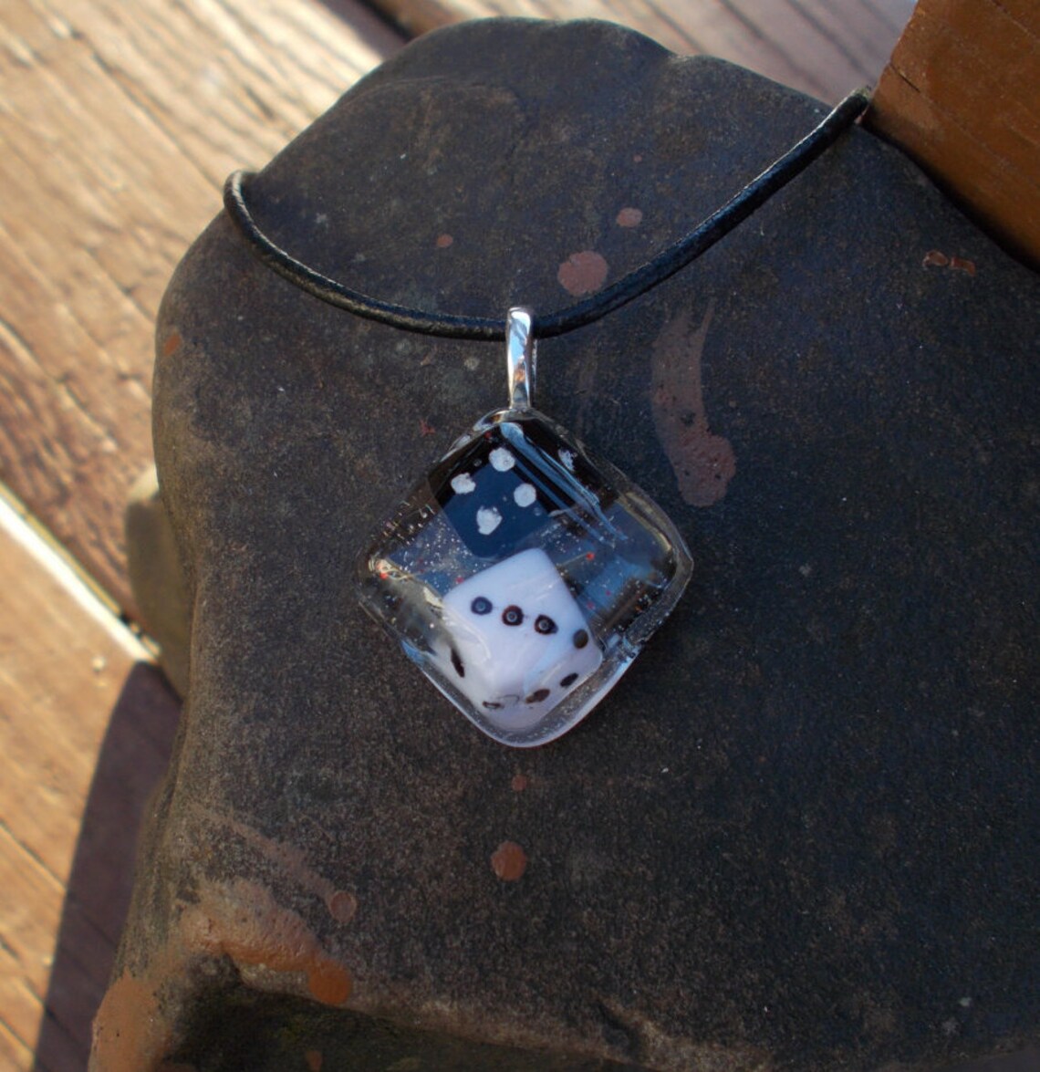 Mini Dice necklace Etsy