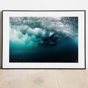 Hawaii Surf Underwater Duckdive | Fine Art Photograph