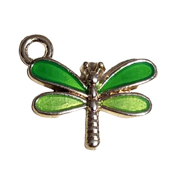 Tiny Adorable Dragonfly Charms TINY  Dragon Fly Charms Dragonfly Pendant Insect Charms Insect Pendant DIY Jewelry Making 16.1mm x 13.7mm