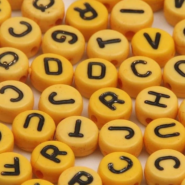 Yellow Letters - Etsy