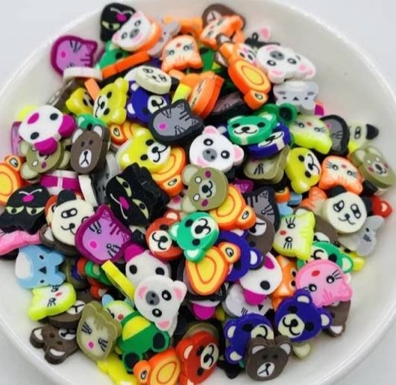 10mm BEAR Clay Animal Charms for Slime Animal Clay Teddy Bear - Etsy 10mm BEAR Clay Animal Charms for Slime Animal Clay Teddy Bear - Etsy