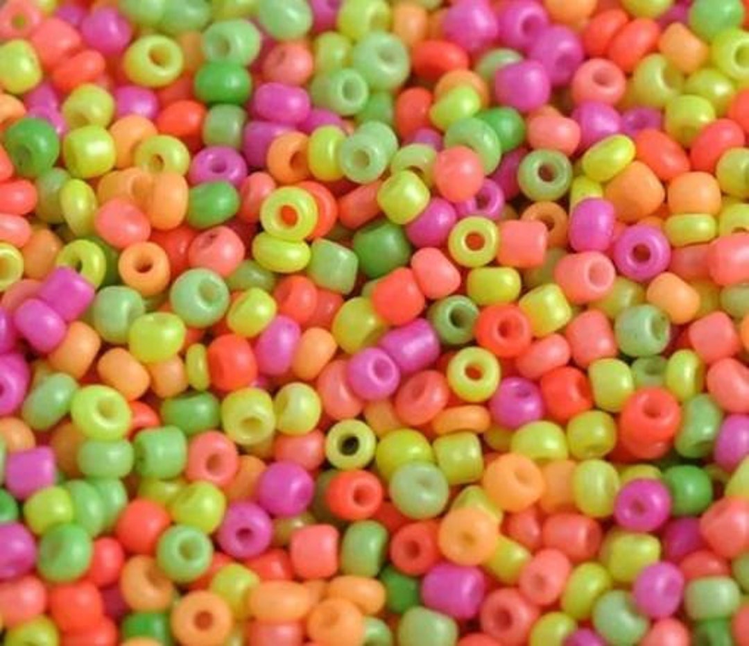 Neon Seed Beads 2mm Seed Beads Beads Czech Glass Seed Beads Etsy