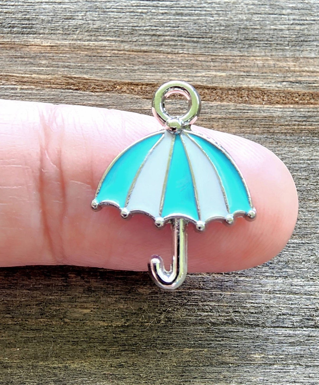 UMBRELLA CHARMS Umbrella Pendant Beach Pendant Beach Charms Etsy