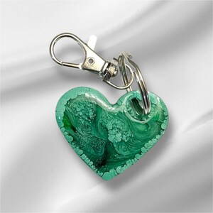 Heart Keychain-Resin Petri