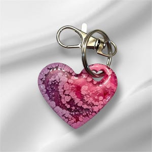 Heart Keychain-Resin Petri