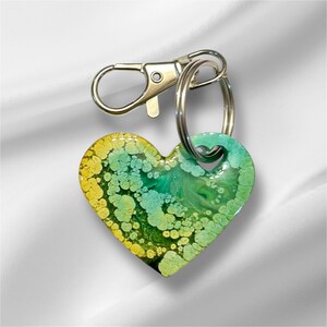 Heart Keychain-Resin Petri