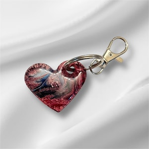 Heart Keychain-Resin Petri