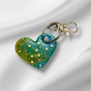 Heart Keychain-Resin Petri