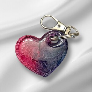 Heart Keychain-Resin Petri