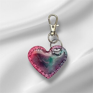 Heart Keychain-Resin Petri