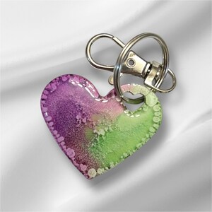 Heart Keychain-Resin Petri