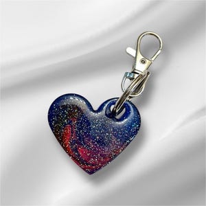 Heart Keychain-Resin Petri