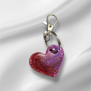 Heart Keychain-Resin Petri